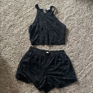 Shorts from Black Lace Matching Set